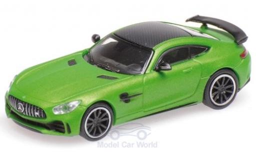 Coche miniatura Mercedes AMG GT 1/87 Minichamps R metalico verde 2017 Mercedes AMG GT 1/87 Minichamps R metalico verde 2017 coche miniatura