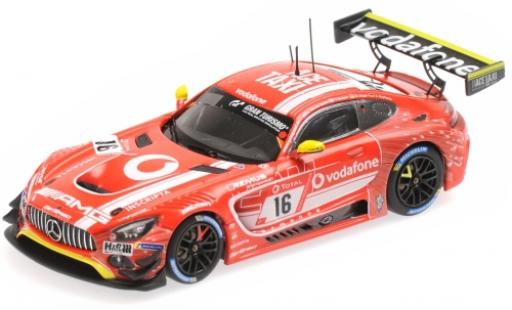 Coche miniatura Mercedes AMG GT 1/43 Minichamps 3 No.16 GetSpeed Performance Vodafone 24h Nürburgring 2019 R.van le Zande/T.Vautier/J.Seyffarth/K.Heyer Mercedes AMG GT 1/43 Minichamps 3 No.16 GetSpeed Performance Vodafone 24h Nürburgring 2019 R.van le Zande/T.Vautier/J.Seyffarth/K.Heyer coche miniatura