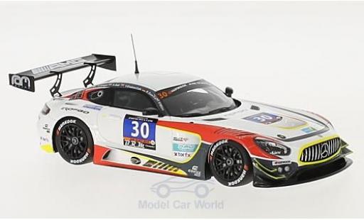 Coche miniatura Mercedes AMG GT 1/43 Minichamps 3 No.30 RAM Racing 24h Dubai 2015 P.White/T.Jäger/T.Onslow-Cole/A.Jaeger Mercedes AMG GT 1/43 Minichamps 3 No.30 RAM Racing 24h Dubai 2015 P.White/T.Jäger/T.Onslow-Cole/A.Jaeger coche miniatura