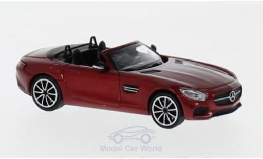 Coche miniatura Mercedes AMG GT 1/87 Minichamps S Roadster metalico rojo 2017 Mercedes AMG GT 1/87 Minichamps S Roadster metalico rojo 2017 coche miniatura