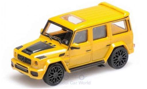 Coche miniatura Mercedes Classe G 1/87 Minichamps Brabus 850 6.0 Biturbo Widestar metalico amarillo 2015 Basis AMG G63 Mercedes Classe G 1/87 Minichamps Brabus 850 6.0 Biturbo Widestar metalico amarillo 2015 Basis AMG G63 coche miniatura