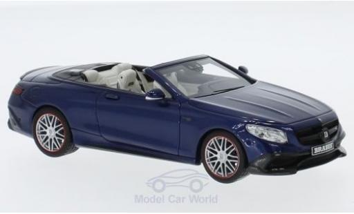 Coche miniatura Mercedes Classe S 1/43 Minichamps Brabus 850 metalico azul 2016 Basis AMG S 63 Cabriolet Mercedes Classe S 1/43 Minichamps Brabus 850 metalico azul 2016 Basis AMG S 63 Cabriolet coche miniatura