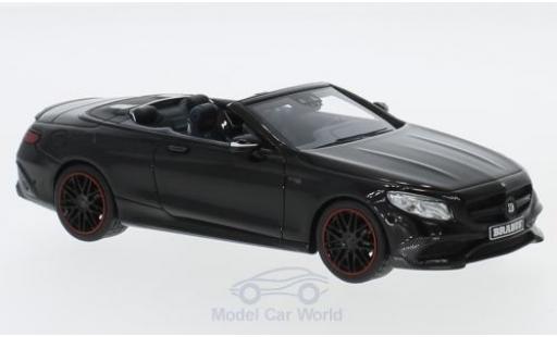 Coche miniatura Mercedes Classe S 1/43 Minichamps Brabus 850 negro 2016 Basis AMG S 63 Cabriolet Mercedes Classe S 1/43 Minichamps Brabus 850 negro 2016 Basis AMG S 63 Cabriolet coche miniatura