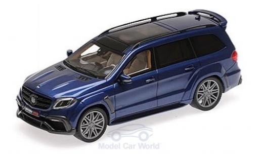 Coche miniatura Mercedes Classe S 1/43 Minichamps Brabus 850 Widestar XL metalico azul 2017 Basis AMG GLS 63 Mercedes Classe S 1/43 Minichamps Brabus 850 Widestar XL metalico azul 2017 Basis AMG GLS 63 coche miniatura
