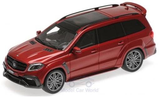 Coche miniatura Mercedes Classe S 1/43 Minichamps Brabus 850 Widestar XL metalico rojo 2017 Basis AMG GLS 63 Mercedes Classe S 1/43 Minichamps Brabus 850 Widestar XL metalico rojo 2017 Basis AMG GLS 63 coche miniatura