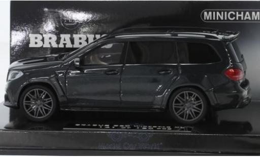 Coche miniatura Mercedes Classe S 1/43 Minichamps Brabus 850 Widestar XL metalico negro 2017 Basis AMG GLS 63 Mercedes Classe S 1/43 Minichamps Brabus 850 Widestar XL metalico negro 2017 Basis AMG GLS 63 coche miniatura