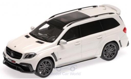 Coche miniatura Mercedes Classe S 1/43 Minichamps Brabus 850 Widestar XL metalico blanco 2017 Basis AMG GLS 63 Mercedes Classe S 1/43 Minichamps Brabus 850 Widestar XL metalico blanco 2017 Basis AMG GLS 63 coche miniatura