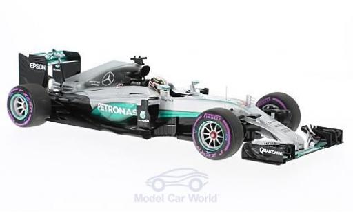 Mercedes F1 1/18 Minichamps W07 Hybrid No.44 AMG Petronas Team Petronas Formel 1 GP Abu Dhabi 2016 L.Hamilton coche miniatura