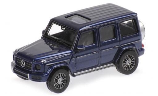 Coche miniatura Mercedes Classe G 1/87 Minichamps (W463) metalico azul 2018 Mercedes Classe G 1/87 Minichamps (W463) metalico azul 2018 coche miniatura