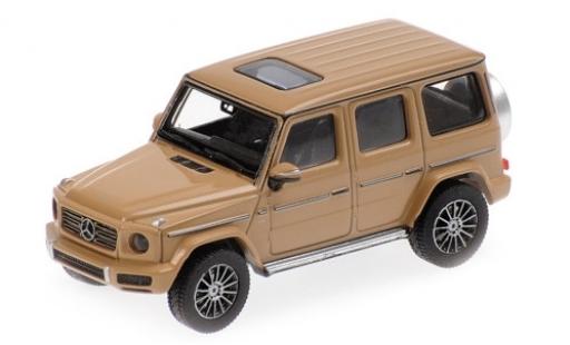Coche miniatura Mercedes Classe G 1/87 Minichamps G500 (W463) beige 2018 Mercedes Classe G 1/87 Minichamps G500 (W463) beige 2018 coche miniatura