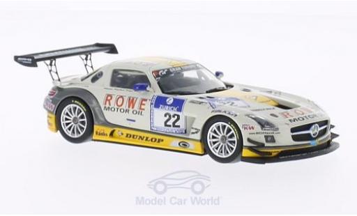 Coche miniatura Mercedes SLS 1/43 Minichamps AMG GT3 No.22 ROWE Racing 24h Nürburgring 2013 Mercedes SLS 1/43 Minichamps AMG GT3 No.22 ROWE Racing 24h Nürburgring 2013 coche miniatura