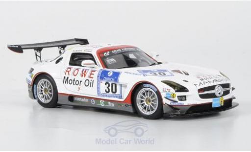 Coche miniatura Mercedes SLS 1/43 Minichamps AMG GT3 No.30 Mamerow/Rowe Racing 2011 C.Mamerow/A.Hahne/P.Kaffer Mercedes SLS 1/43 Minichamps AMG GT3 No.30 Mamerow/Rowe Racing 2011 C.Mamerow/A.Hahne/P.Kaffer coche miniatura