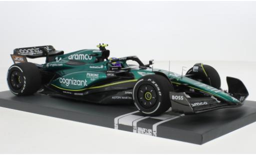 Coche miniatura Aston Martin AMR2 1/18 Minichamps 3 No.14 Aramco Cognizant F1 Team Cognizant formule 1 GP Bahrain 2023 Aston Martin AMR2 1/18 Minichamps 3 No.14 Aramco Cognizant F1 Team Cognizant formule 1 GP Bahrain 2023 coche miniatura