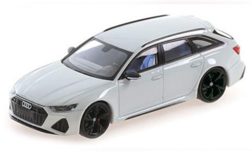 Coche miniatura Audi RS6 1/43 Minichamps Avant (C8) metalico blanche 2019 Audi RS6 1/43 Minichamps Avant (C8) metalico blanche 2019 coche miniatura
