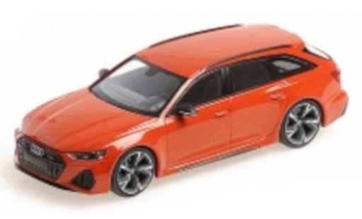 Coche miniatura Audi RS6 1/43 Minichamps Avant (C8) metallise naranja 2019 Audi RS6 1/43 Minichamps Avant (C8) metallise naranja 2019 coche miniatura