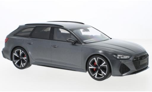 Coche miniatura Audi RS6 1/18 Minichamps Avant gris mat 2019 Audi RS6 1/18 Minichamps Avant gris mat 2019 coche miniatura