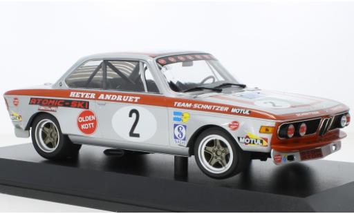 Coche miniatura Bmw 2800 1/18 Minichamps CS No.2 -Alpina Tourenwagen GP Nürburgring 1972 Bmw 2800 1/18 Minichamps CS No.2 -Alpina Tourenwagen GP Nürburgring 1972 coche miniatura