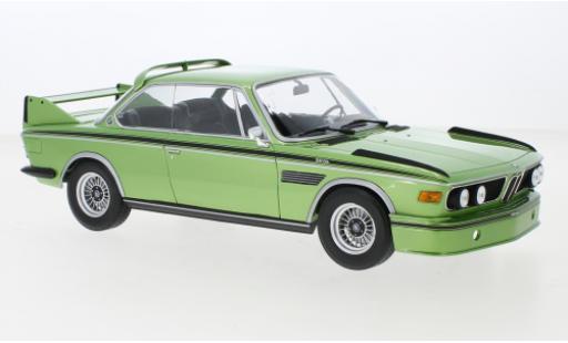 Bmw 3.0 1/18 Minichamps CSL metallise verde 1973 coche miniatura