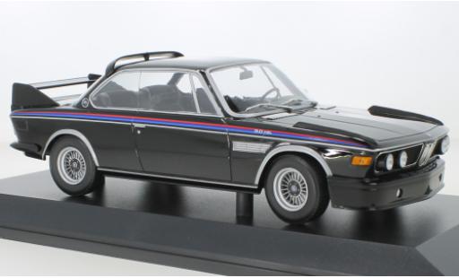 Bmw 3.0 1/18 Minichamps CSL negro 1973 coche miniatura