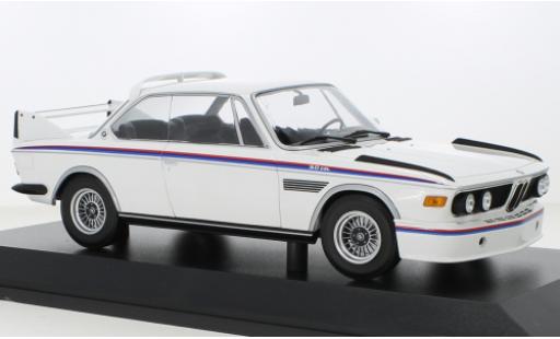 Coche miniatura Bmw 3.0 1/18 Minichamps CSL blanco 1973 Bmw 3.0 1/18 Minichamps CSL blanco 1973 coche miniatura