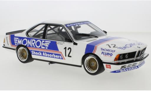 Bmw 635 1/18 Minichamps CSI No.12 Bavaria Motorsports Monroe 500km Monza 1985 coche miniatura