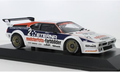 Coche miniatura Bmw M1 1/18 Minichamps No.2 Schnitzer Eterna Meisterphoto Team DRT Zolder 1982 Bmw M1 1/18 Minichamps No.2 Schnitzer Eterna Meisterphoto Team DRT Zolder 1982 coche miniatura