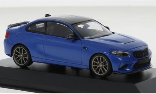 Coche miniatura Bmw M2 1/43 Minichamps CS azul 2020 Bmw M2 1/43 Minichamps CS azul 2020 coche miniatura