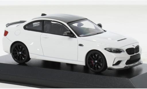 Coche miniatura Bmw M2 1/43 Minichamps CS blanco 2020 Bmw M2 1/43 Minichamps CS blanco 2020 coche miniatura