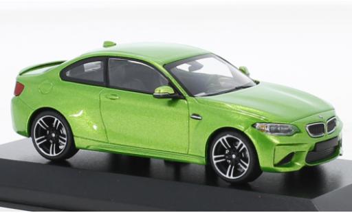 Coche miniatura Bmw M2 1/43 Minichamps (F87) metallise verde 2016 Bmw M2 1/43 Minichamps (F87) metallise verde 2016 coche miniatura