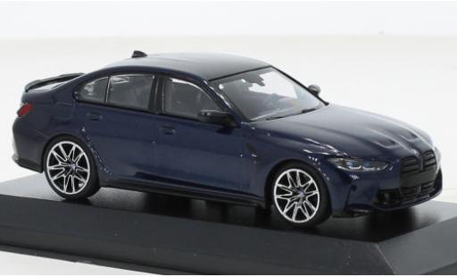 Coche miniatura Bmw M3 1/43 Minichamps Competition (G80) metallise azul 2020 Bmw M3 1/43 Minichamps Competition (G80) metallise azul 2020 coche miniatura