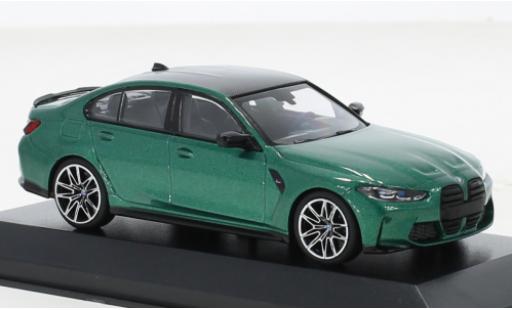 Coche miniatura Bmw M3 1/43 Minichamps Competition (G80) metallise verde 2020 Bmw M3 1/43 Minichamps Competition (G80) metallise verde 2020 coche miniatura