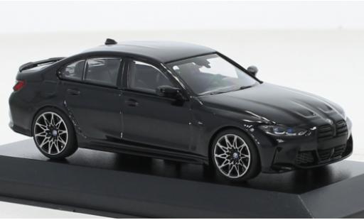 Coche miniatura Bmw M3 1/43 Minichamps Competition (G80) negro 2020 Bmw M3 1/43 Minichamps Competition (G80) negro 2020 coche miniatura