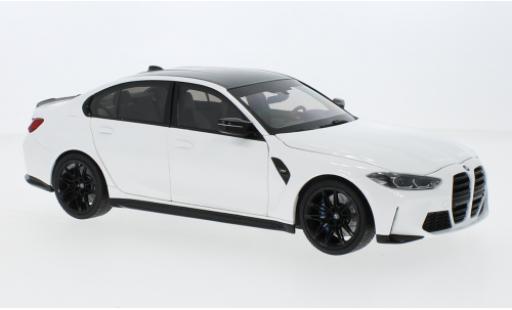 Coche miniatura Bmw M3 1/18 Minichamps (G80) blanche 2020 Bmw M3 1/18 Minichamps (G80) blanche 2020 coche miniatura