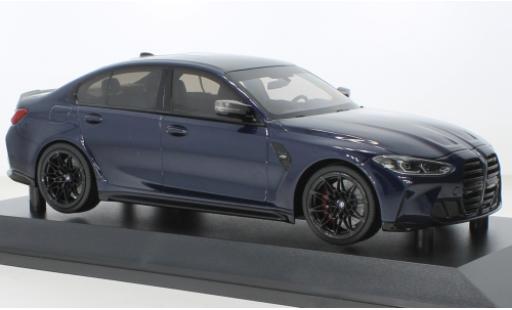 Coche miniatura Bmw M3 1/18 Minichamps (G80) metallise azul foncé 2020 Bmw M3 1/18 Minichamps (G80) metallise azul foncé 2020 coche miniatura