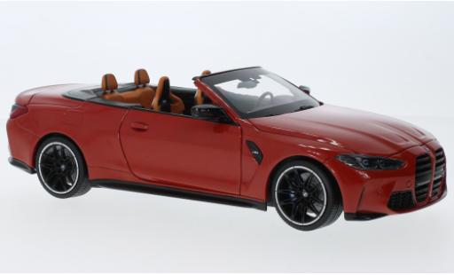Coche miniatura Bmw M4 1/18 Minichamps cabriolet metallise rouge 2020 Bmw M4 1/18 Minichamps cabriolet metallise rouge 2020 coche miniatura