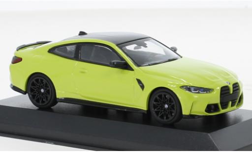 Coche miniatura Bmw M4 1/43 Minichamps Competition (G82) amarillo 2020 Bmw M4 1/43 Minichamps Competition (G82) amarillo 2020 coche miniatura