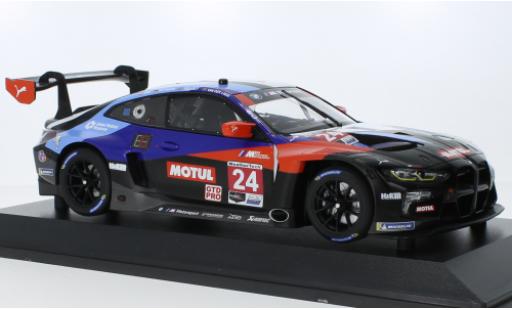 Coche miniatura Bmw M4 1/18 Minichamps GT3 GTD No.24 M Team RLL IMSA 2022 Bmw M4 1/18 Minichamps GT3 GTD No.24 M Team RLL IMSA 2022 coche miniatura