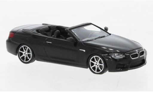 Coche miniatura Bmw M6 1/87 Minichamps Cabrio metallise negro 2015 Bmw M6 1/87 Minichamps Cabrio metallise negro 2015 coche miniatura