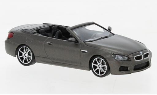 Coche miniatura Bmw M6 1/87 Minichamps Cabriolet matt-gris 2015 Bmw M6 1/87 Minichamps Cabriolet matt-gris 2015 coche miniatura