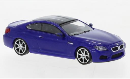 Coche miniatura Bmw M6 1/87 Minichamps Coupe metallise azul 2015 Bmw M6 1/87 Minichamps Coupe metallise azul 2015 coche miniatura