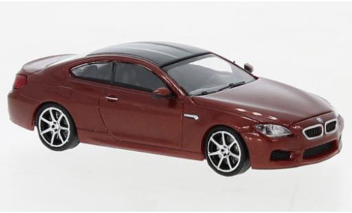 Coche miniatura Bmw M6 1/87 Minichamps Coupe metallise naranja 2015 Bmw M6 1/87 Minichamps Coupe metallise naranja 2015 coche miniatura