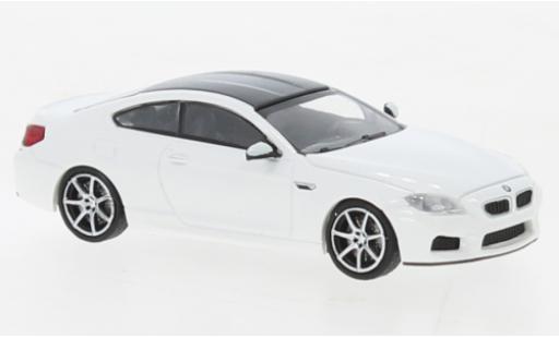 Coche miniatura Bmw M6 1/87 Minichamps Coupe blanco 2015 Bmw M6 1/87 Minichamps Coupe blanco 2015 coche miniatura