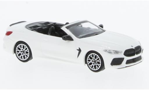 Coche miniatura Bmw M8 1/87 Minichamps Competiton cabriolet (G14) blanche 2019 Bmw M8 1/87 Minichamps Competiton cabriolet (G14) blanche 2019 coche miniatura
