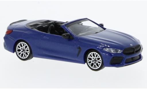 Coche miniatura Bmw M8 1/87 Minichamps Competiton cabriolet (G14) metallise azul 2019 Bmw M8 1/87 Minichamps Competiton cabriolet (G14) metallise azul 2019 coche miniatura
