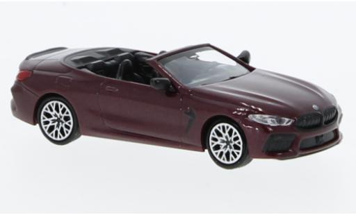 Coche miniatura Bmw M8 1/87 Minichamps Competiton cabriolet (G14) metallise rouge foncé 2019 Bmw M8 1/87 Minichamps Competiton cabriolet (G14) metallise rouge foncé 2019 coche miniatura