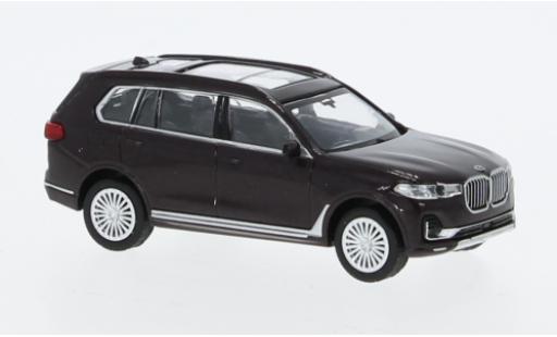 Coche miniatura Bmw X7 1/87 Minichamps (G07) metallise rouge foncé 2019 Bmw X7 1/87 Minichamps (G07) metallise rouge foncé 2019 coche miniatura