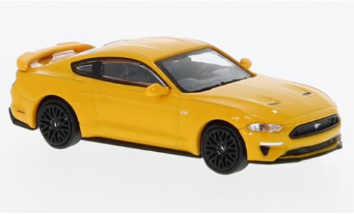 Coche miniatura Ford Mustang 1/87 Minichamps GT metallise naranja 2018 Ford Mustang 1/87 Minichamps GT metallise naranja 2018 coche miniatura