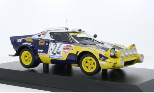 Coche miniatura Lancia Stratos 1/18 Minichamps HF No.24 Grifone Sias Olio Fiat Rallye WM Rallye San Remo 1980 Lancia Stratos 1/18 Minichamps HF No.24 Grifone Sias Olio Fiat Rallye WM Rallye San Remo 1980 coche miniatura