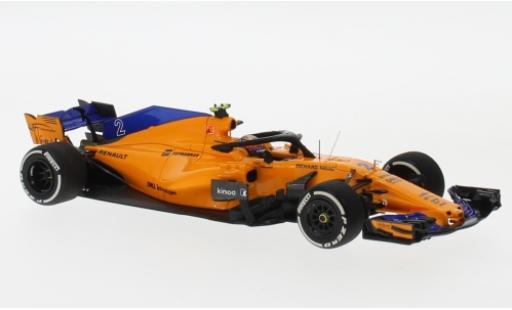 Coche miniatura McLaren F1 1/43 Minichamps MCL33 Renault No.2 Team formule 1 2018 McLaren F1 1/43 Minichamps MCL33 Renault No.2 Team formule 1 2018 coche miniatura