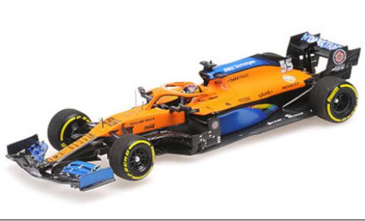 Coche miniatura McLaren F1 1/43 Minichamps MCL35 Renault No.55 Team formule 1 GP Italie 2020 McLaren F1 1/43 Minichamps MCL35 Renault No.55 Team formule 1 GP Italie 2020 coche miniatura